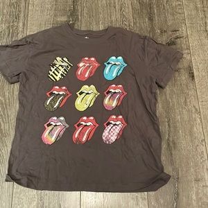 Target Rolling Stones graphic tee gray small